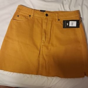 High Rise Mini Skirt